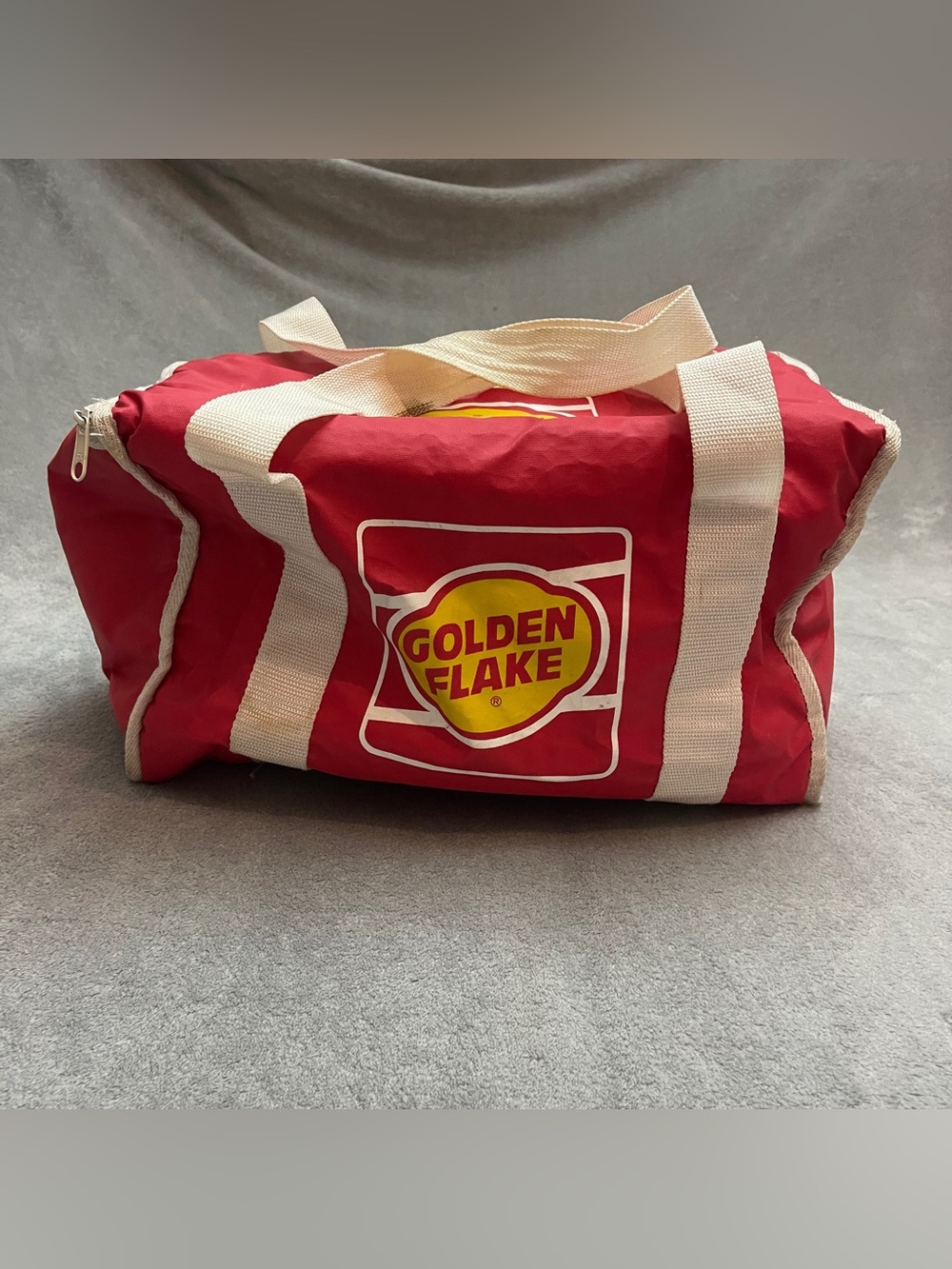 Vintage Golden Flake Promotional Cooler Bag